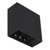 ARANDELA FOCUS FACHO DUPLO AJUSTAVEL BIVOLT - PRETO - 3000K - 4W - GAYA