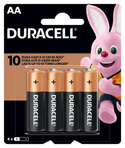 PILHA ALCALINA AA COM 4 UN - DURACELL