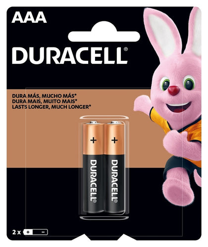 PILHA PALITO ALCALINA AAA COM 2 UN - DURACELL