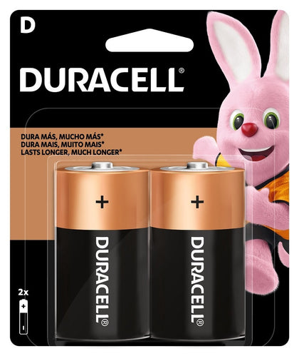 PILHA GRANDE ALCALINA D COM 2 UN - DURACELL