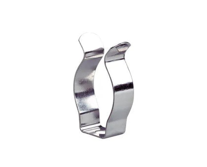 ABRAÇADEIRA DE AÇO, P/ LÂMP. TUBULAR 16,5MM T8, COR CROMADO - DECORLUX