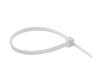 Abraçadeira de nylon, plástico 6.6, 300x3,6mm, cor branco - DECORLUX