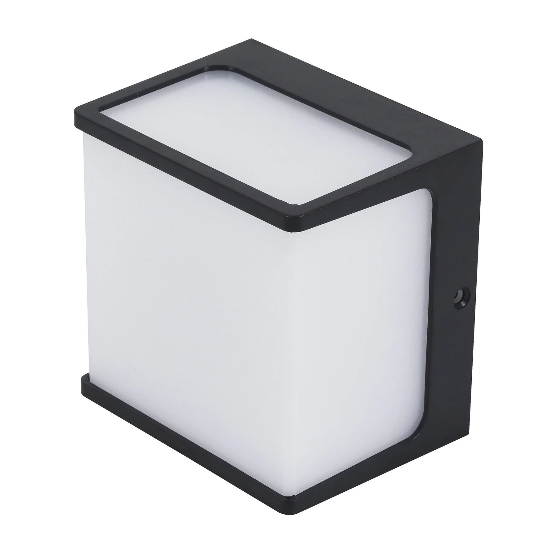 ARANDELA DE PAREDE LED HANSA 8W 3000K PRETA 12CM - GAYA