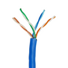 CABO LAN 4PX24 AWG CAT5E U/UTP CAPA SIMPLES CMX AZUL COPPERLAN - CAIXA 305M