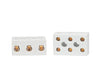 CONECTOR DE PORCELANA, 16MM² 68A/600V, 3 POLOS, COR BRANCO - DECORLUX