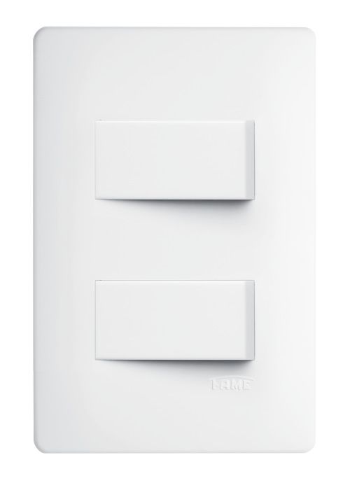 Interruptor Duplo simples 16a/250v~ distanciados - Habitat
