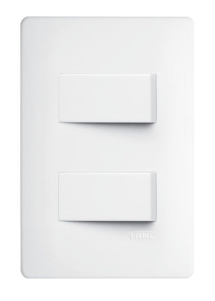 Interruptor Duplo simples 16a/250v~ distanciados - Habitat