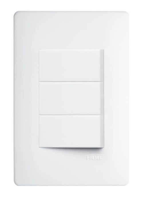 Interruptor Triplo simples 16a/250v~ - Habitat