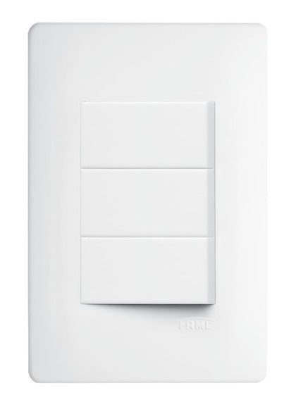 Interruptor Triplo simples 16a/250v~ - Habitat