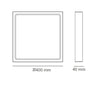 PAINEL DE LED SOBREPOR 40X40CM QUADRADO 30W 6500K BIVOLT - OPUS