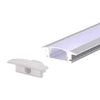 Perfil Embutir LED Slim IP20 2000mm Branco - Gaya