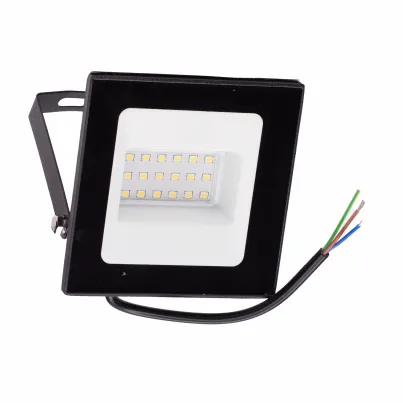 Refletor, alumínio injetado, LED 20W 100-240V 6000K, cor preto - DECORLUX