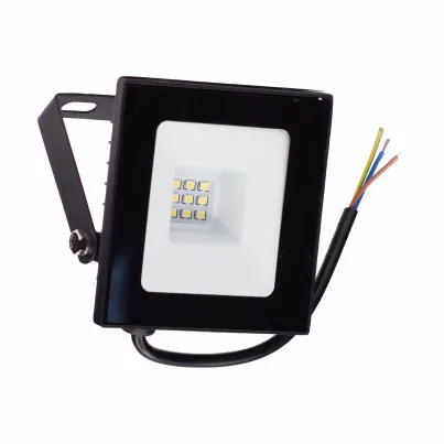 Refletor, alumínio injetado, LED 10W 100-240V 6000K, cor preto - DECORLUX