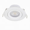 SPOT DIRECIONÁVEL REDONDO LED BIVOLT 5W 3000K IP20 Ø88X42MM BRANCO - GAYA