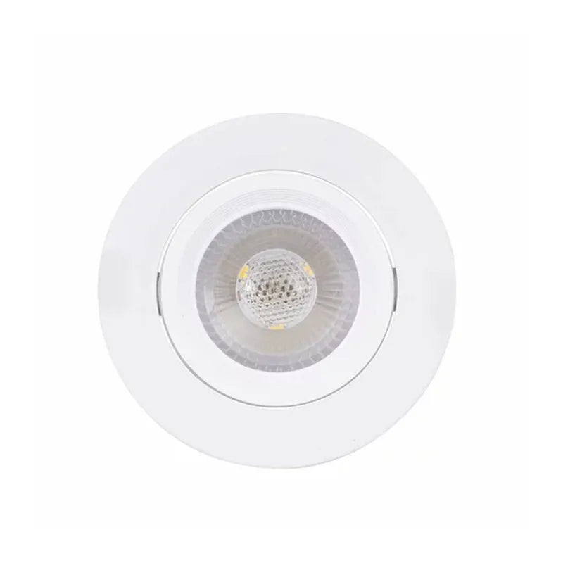 SPOT DIRECIONÁVEL REDONDO LED BIVOLT 5W 3000K IP20 Ø88X42MM BRANCO - GAYA
