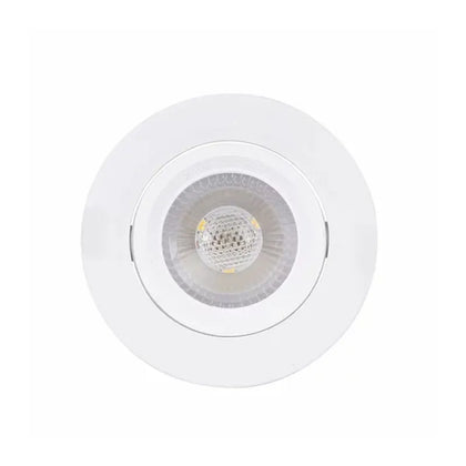 SPOT DIRECIONÁVEL REDONDO LED BIVOLT 5W 3000K IP20 Ø88X42MM BRANCO - GAYA