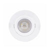 SPOT DIRECIONÁVEL REDONDO LED 9970 BIVOLT 5W 6000K IP20 Ø88X42MM BRANCO - GAYA