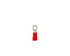 Terminal, cobre estanhado, anel M6, pre-isol. nylon, 10,0mm² 50A, cor vermelho - DECORLUX